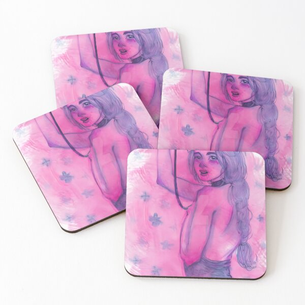 Item preview, Retro Pink Aesthetic Woman Sketch designed and sold by Rahamkshop.