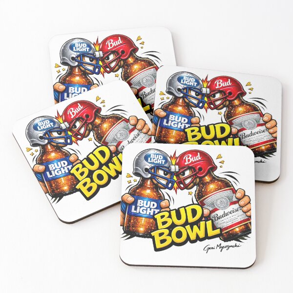 Item preview, Bud Light VS Budweiser Bud Bowl 1 1989  designed and sold by The Art Queen Of Michigan .