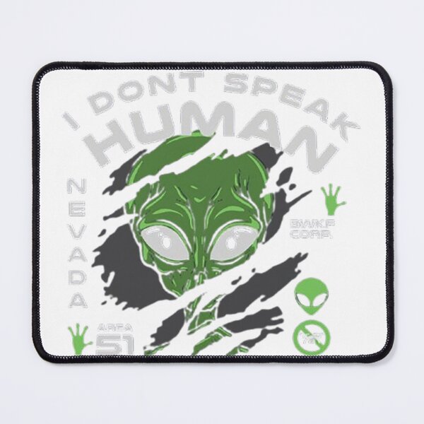 Item preview, Funny Alien T-Shirt, I Don't Speak Human 5 Stars Shirt, Area 51 Alien Tee, Meme Shirt, Gift for Him, Funny Graphic Tee, Viral Shirt designed and sold by MangadiDesigns.