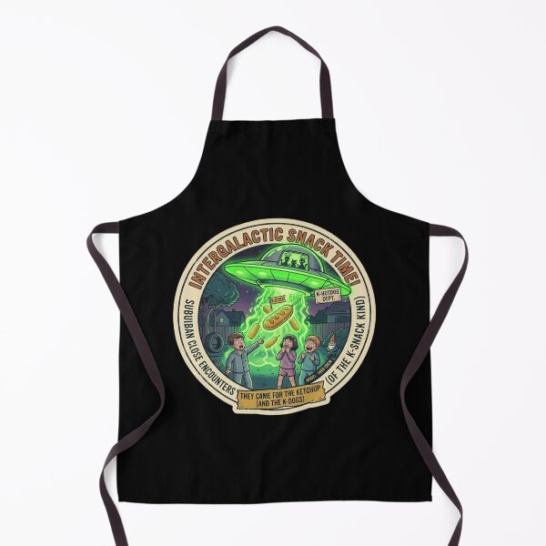 Item preview, Intergalactic Snack Time - Alien K-Hotdog Invasion designed and sold by K-Vibe Design Studio.