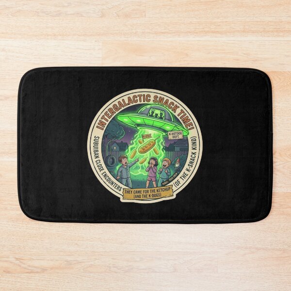Item preview, Intergalactic Snack Time - Alien K-Hotdog Invasion designed and sold by K-Vibe Design Studio.