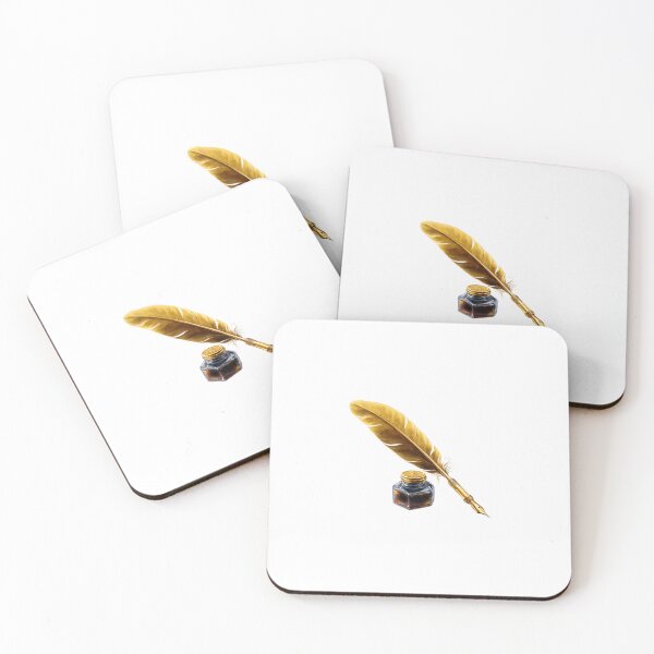 Item preview, Golden Feather Writing Set designed and sold by Kritiveemporio.
