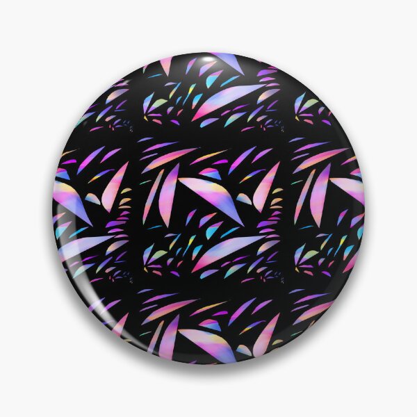 Artikelvorschau, Neonpinkes holografisches Blattmuster entworfen und verkauft von RiyanaStudio.