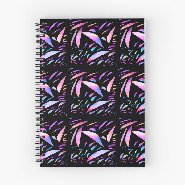 Item preview, Neon Pink Holographic Leaf Pattern designed and sold by RiyanaStudio.