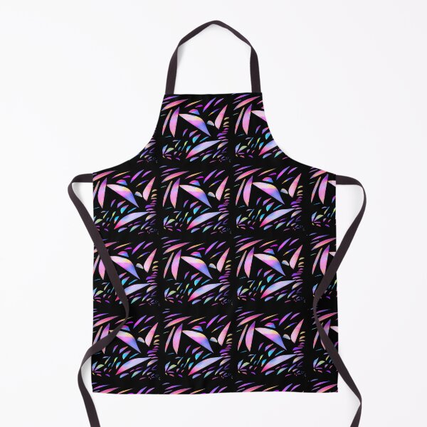 Item preview, Neon Pink Holographic Leaf Pattern designed and sold by RiyanaStudio.