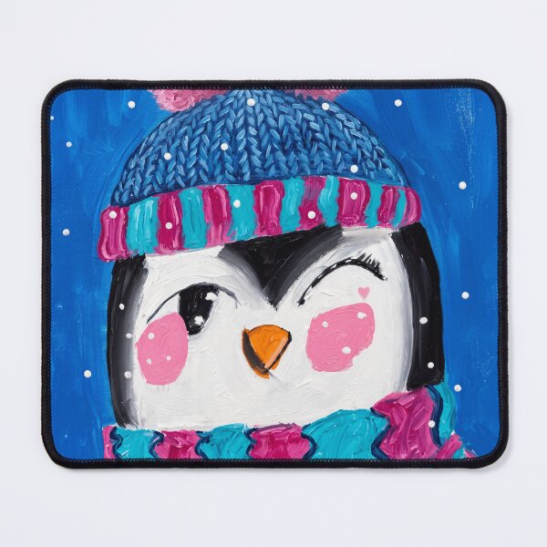 Item preview, Cute Winking Penguin in Winter designed and sold by Kitkin.