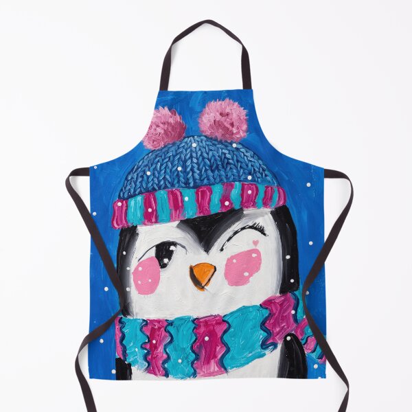 Item preview, Cute Winking Penguin in Winter designed and sold by Kitkin.