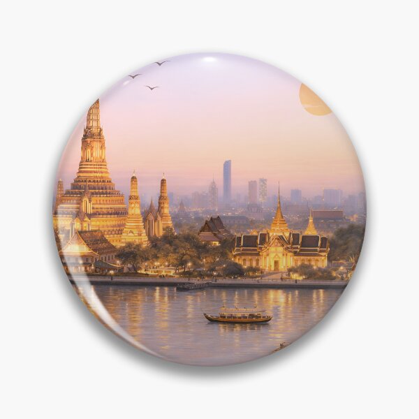 Item preview, Bangkok Minimal Design – Thailand Aesthetic designed and sold by ArtYouFeel.
