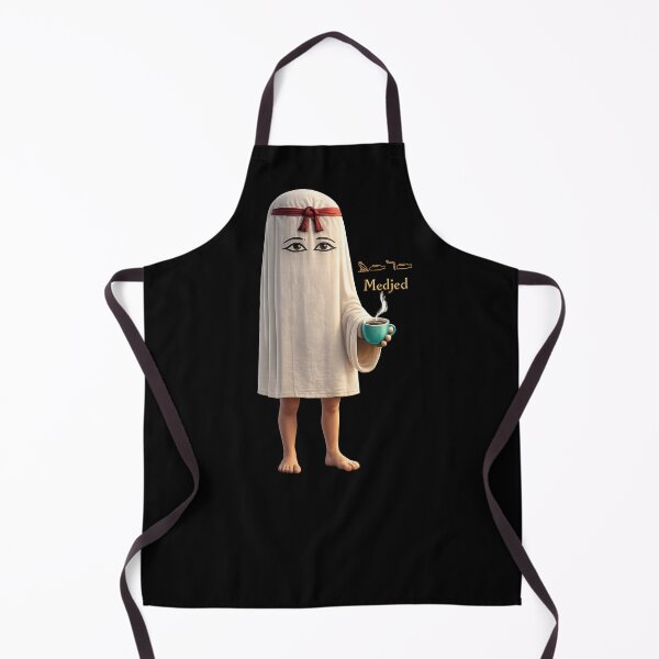 Item preview, Cute Medjed Coffee Ghost – Funny Ancient Egyptian Mythology Cartoon Design designed and sold by TuyaArts.