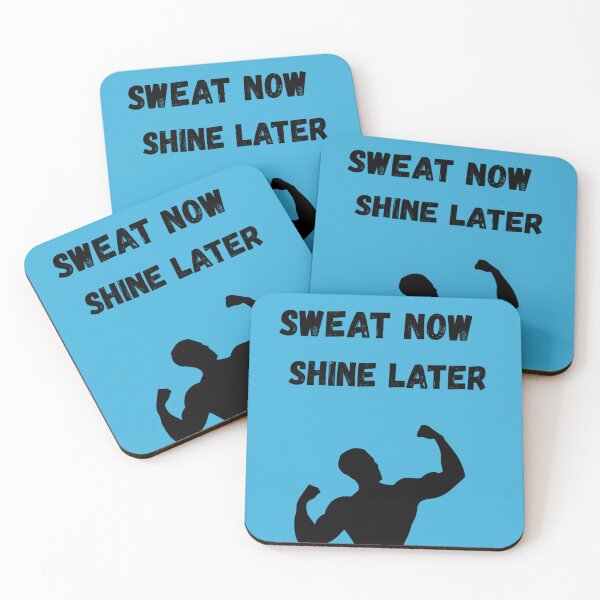 Item preview, Sweat Now Shine Later Fitness Motivation Design designed and sold by Mastalina99.