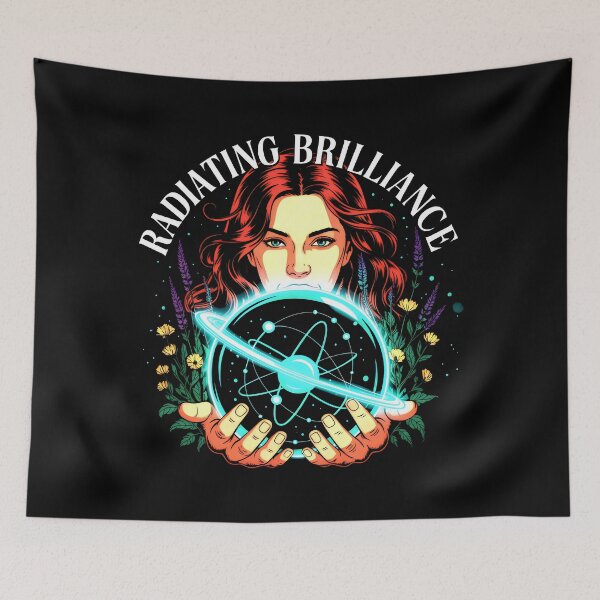 Item preview, Radiating Brilliance Science Art Empowered Women designed and sold by SplashTastic.