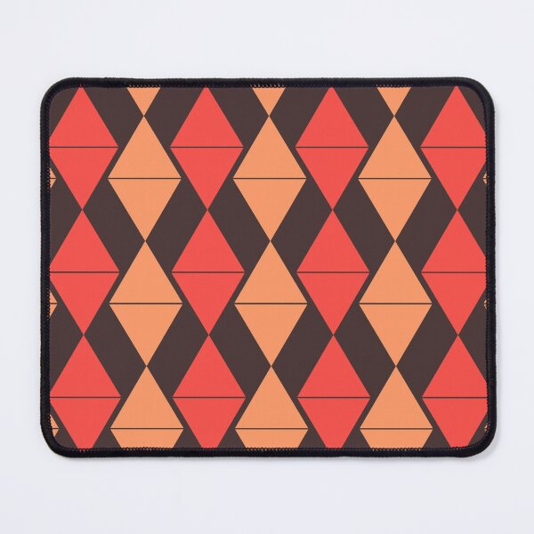 Item preview, Old burgundy, tart orange & tangerine diamonds designed and sold by Mint + Midnight.