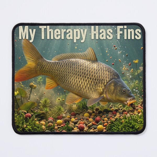 Item preview, My Therapy Has Fins: The Golden Carp's Feast designed and sold by CoolLookClothes.