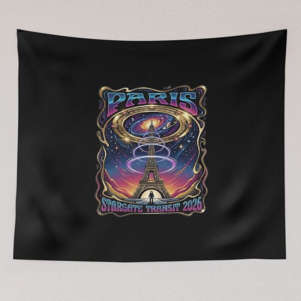 Item preview, Paris 2026: Retro-Future Neon Space Motel - 70s Sci-Fi Edition designed and sold by Stardust Motel.