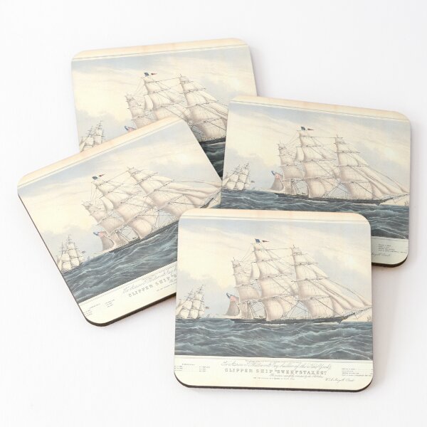 Item preview, Buttersworth Clipper Ship | Nautical designed and sold by GammaRay.