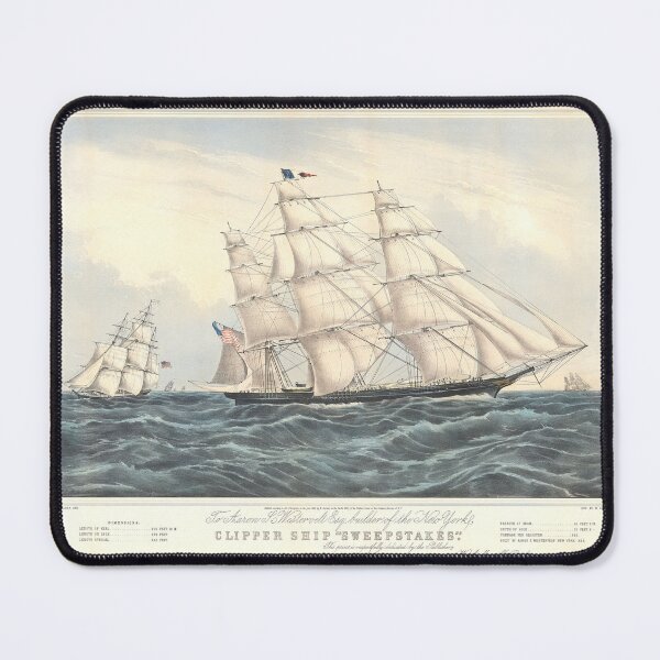 Item preview, Buttersworth Clipper Ship | Nautical designed and sold by GammaRay.
