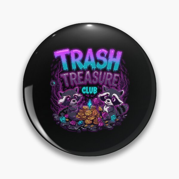 Item preview, Neon Trash Panda Treasure Crew designed and sold by Anantha's Studio.