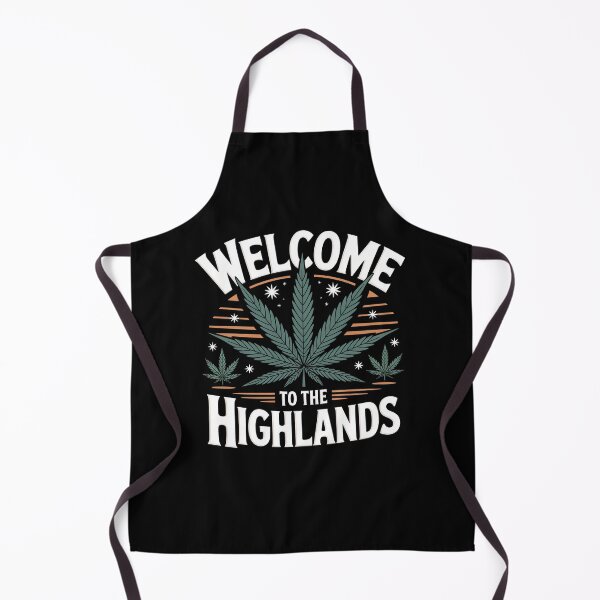 Item preview, Welcome To The Highlands Funny Weed Pun designed and sold by Say It With Ink.