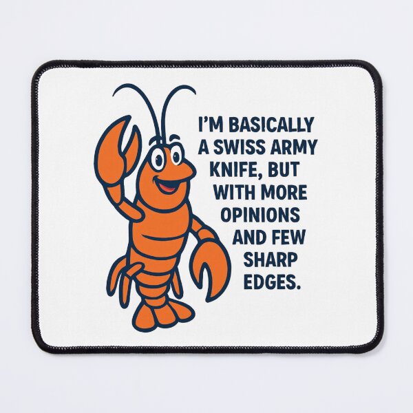 Item preview, OpenClaw Swiss Army Knife Quote designed and sold by Thinglish Lifestyle.