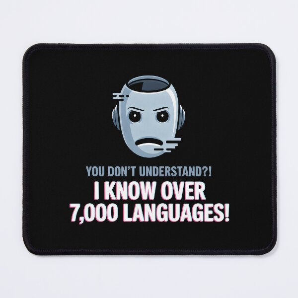 Item preview, Robot Languages Geek Culture Robotics designed and sold by SplashTastic.