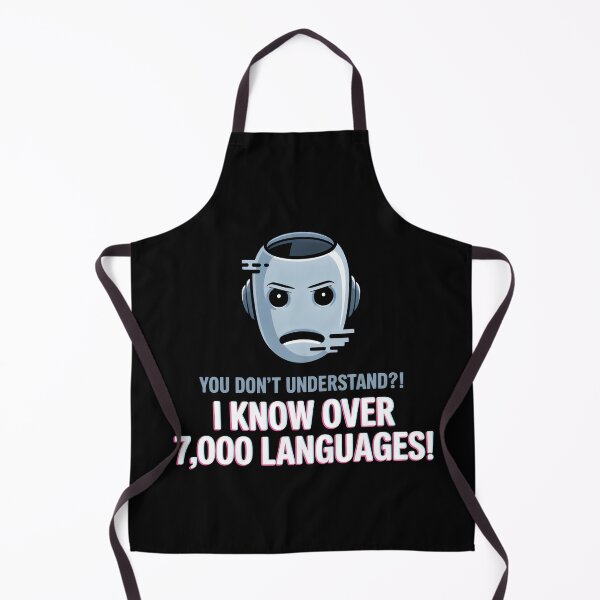Item preview, Robot Languages Geek Culture Robotics designed and sold by SplashTastic.