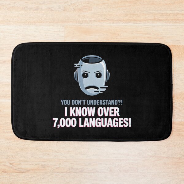 Item preview, Robot Languages Geek Culture Robotics designed and sold by SplashTastic.