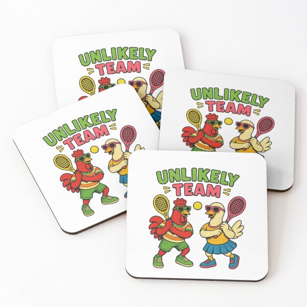 Item preview, Unlikely Team Funny Chicken Tennis Shirt designed and sold by Aimetoi.