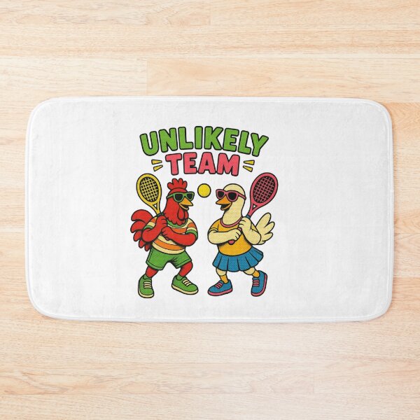 Item preview, Unlikely Team Funny Chicken Tennis Shirt designed and sold by Aimetoi.