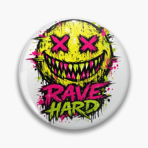 Item preview, Rave Hard Acid Smiley designed and sold by  ZenRave Designs.