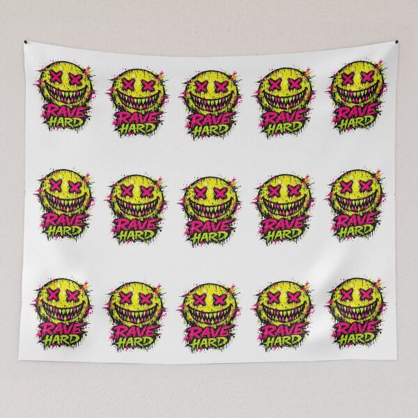 Item preview, Rave Hard Acid Smiley designed and sold by  ZenRave Designs.