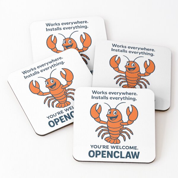 Item preview, OpenClaw Works Everywhere Quote designed and sold by Thinglish Lifestyle.