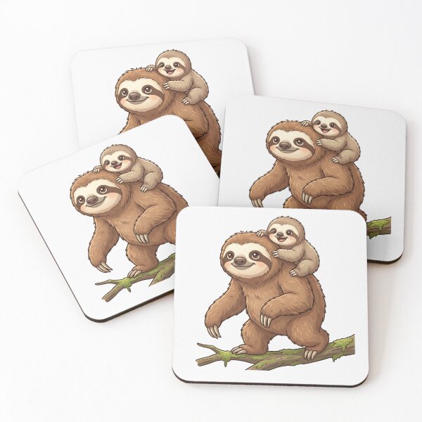 Item preview, Cute Sloth Cartoon designed and sold by naragon4289.