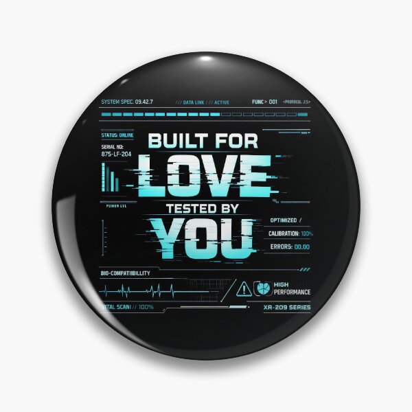 Item preview, Built For Love Techwear Modern Romance designed and sold by SplashTastic.