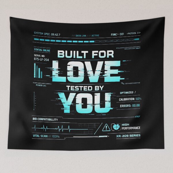 Item preview, Built For Love Techwear Modern Romance designed and sold by SplashTastic.