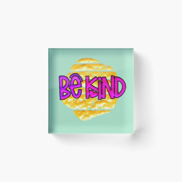 Item preview, Be Kind Positive Phrase Retro Sun Gradient designed and sold by AstronautMerch.