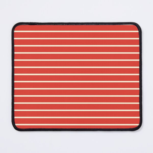 Item preview, CG red & cornsilk horizontal stripes designed and sold by Mint + Midnight.