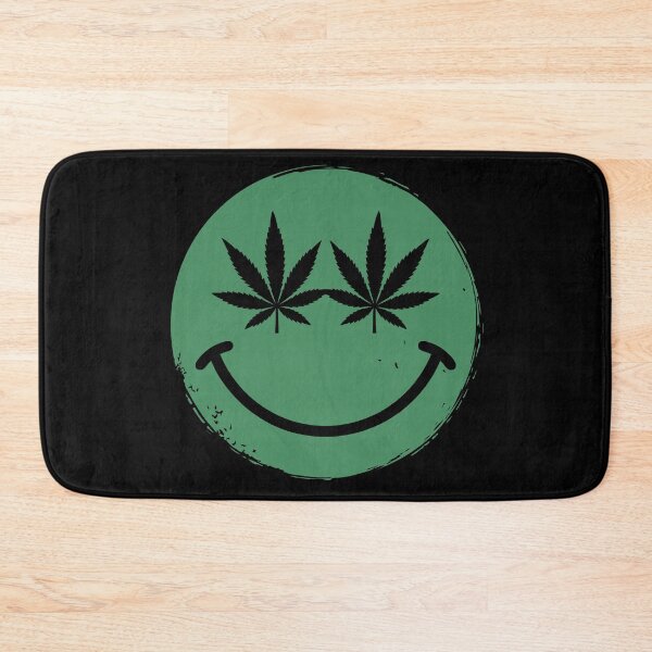 Item preview, Weed Smiling Face Funny Stoner  designed and sold by Say It With Ink.
