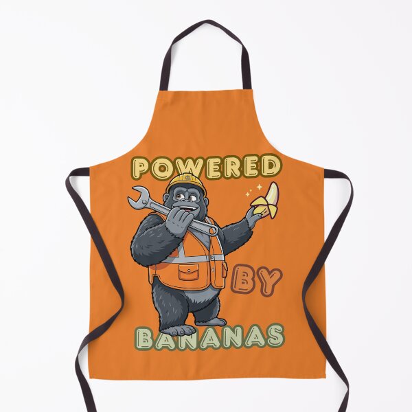 Item preview, Theme Park Engineer Gorilla – Powered by Bananas designed and sold by jindezign.