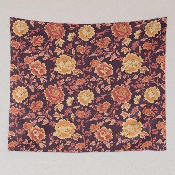 Item preview, Petaled Vintage Floral  - Birthday Flower Pattern   - Thank You Gifts designed and sold by RoyalStarsPatts.