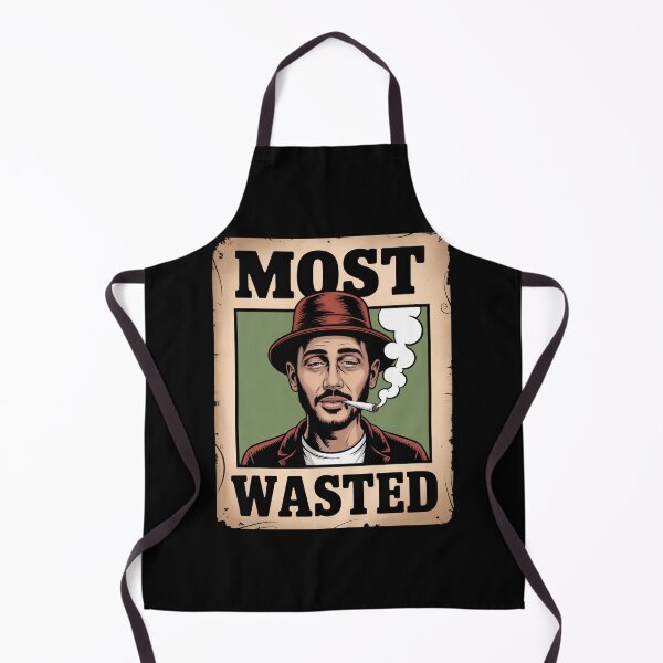Item preview, Most Wasted Funny Stoner Wanted Poster designed and sold by Say It With Ink.