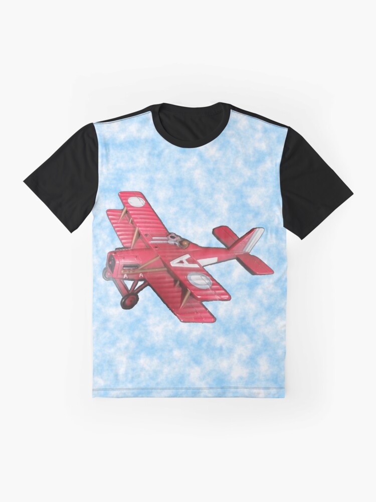 Alternate view of Red Biplane Graphic T-Shirt