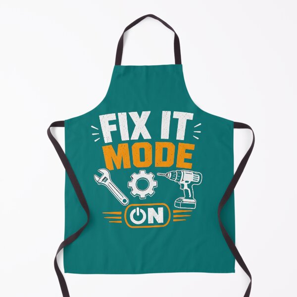Item preview, Fix It Mode On – Funny DIY Mechanic Typography Design designed and sold by Divakar Fashion.