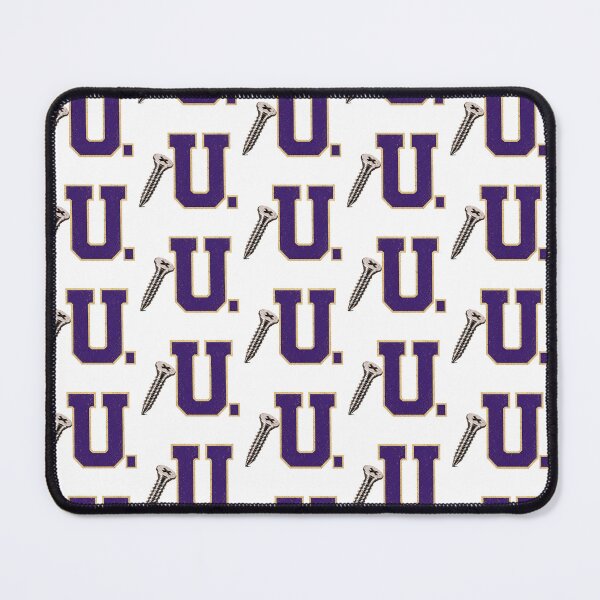 Item preview, SCREW U COLLECTION – Cool Purple Gold Collegiate Screw U – WORN LOOK designed and sold by WheelieGdArt.