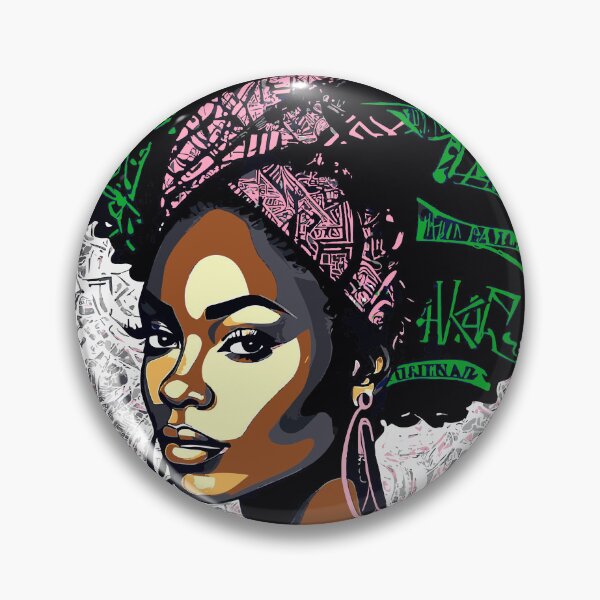 Item preview, AKA Sorority Sister - Graphical Portrait designed and sold by well3eyond.