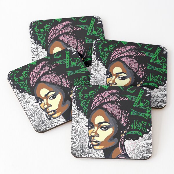 Item preview, AKA Sorority Sister - Graphical Portrait designed and sold by well3eyond.