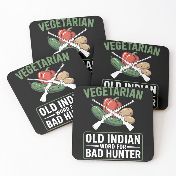Item preview, Vegetarian Old Indian Word For Bad Hunter, Anti Vegan designed and sold by TyraYoung.