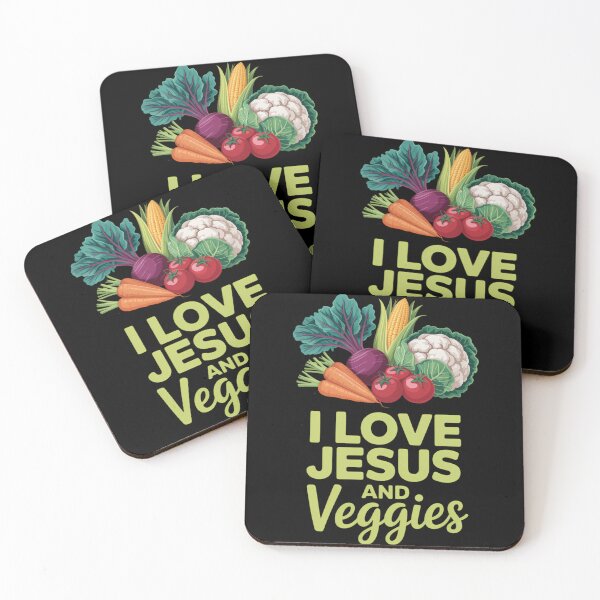 Item preview, Vegetables Vegan Vegetarian Faith I Love Jesus and Veggies designed and sold by TyraYoung.