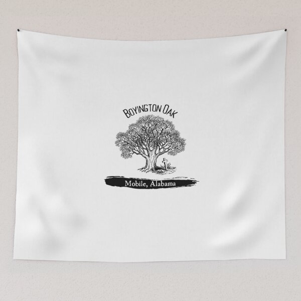 Item preview, Boyington Oak (Mobile, Alabama) Tree with Grave designed and sold by GhostlyWorld.