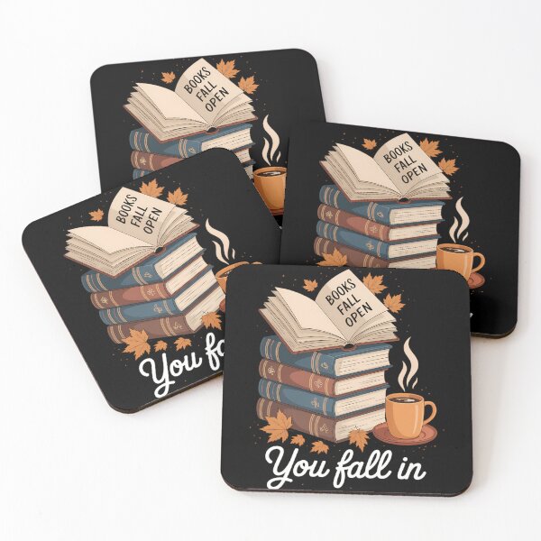 Item preview, You Fall In Books Fall Open Coffee Book Reading Season Warm designed and sold by TyraYoung.