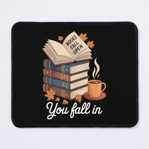Item preview, You Fall In Books Fall Open Coffee Book Reading Season Warm designed and sold by TyraYoung.